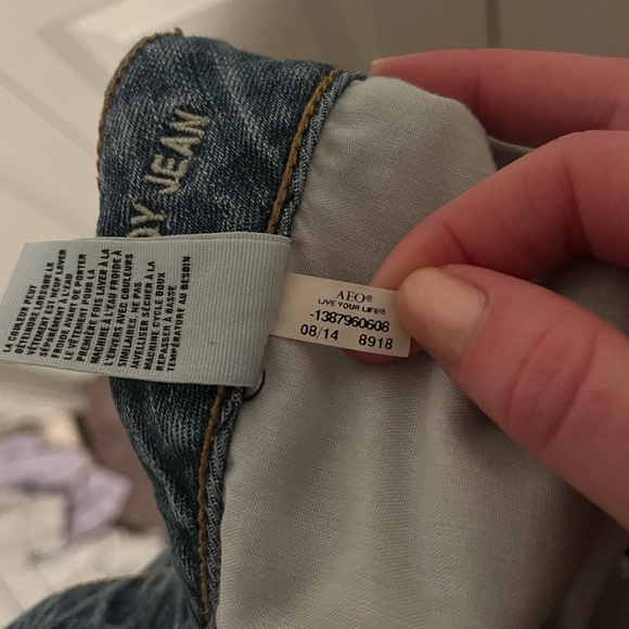 American Eagle Outfitters Boy Jean Size 6 - Picture 7 of 11